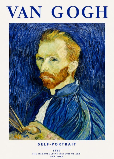 Van Gogh Self-portrait I No4 - Plakat