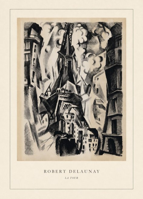 Robert Delaunay La Tour No4 - Plakat
