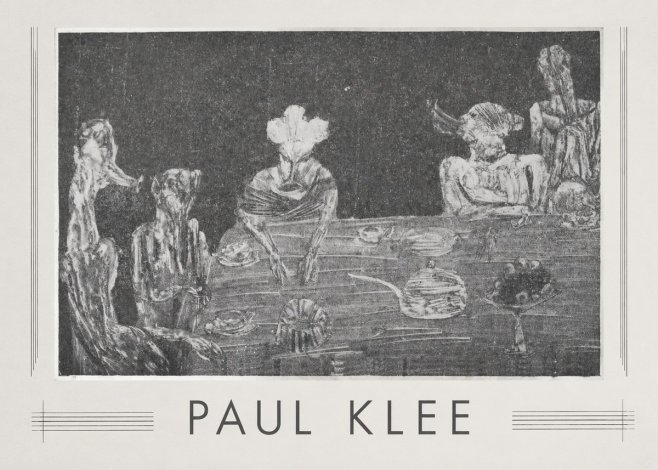 Paul Klee Die Mahlzeit No1 - Plakat