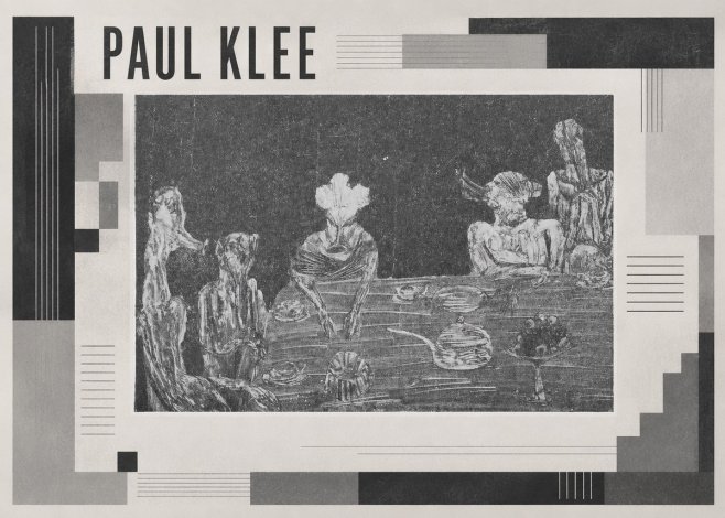 Paul Klee Die Mahlzeit No6 - Plakat