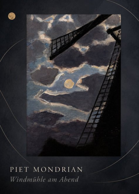 Piet Mondrian Windmühle Am Abend II No4 - Plakat