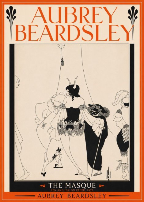 Aubrey Beardsley The Masque No3 - Plakat