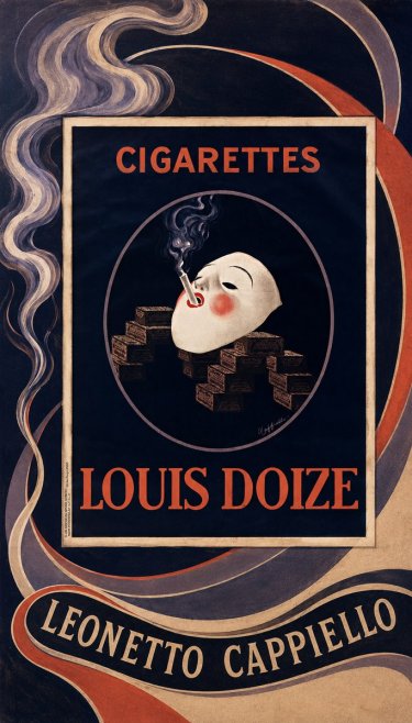 Leonetto Cappiello Cigarettes Louis Doize No3 - Plakat