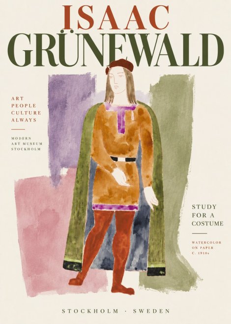 Isaac Grünewald Study for a Costume Design No5 - Plakat