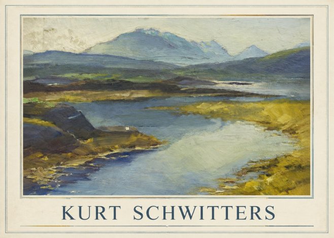Kurt Schwitters Landschaft No1 - Plakat