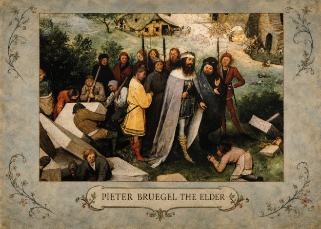 Pieter Bruegel The Blind Leading the Blind III No4 - Plakat