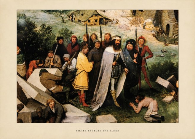 Pieter Bruegel The Blind Leading the Blind III No5 - Plakat