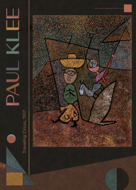 Paul Klee Traveling Circus, 1937 No2 - Plakat
