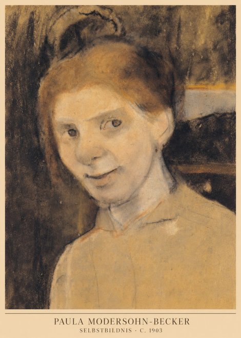Paula Modersohn-Becker Selbstbildnis No6 - Plakat