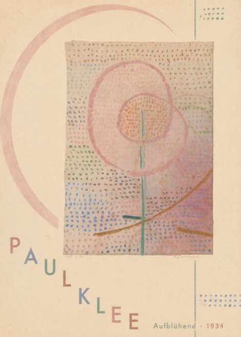 Paul Klee Aufblühend No6 - Plakat