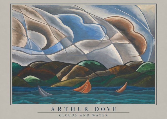 Arthur Dove Clouds and Water No4 - Plakat