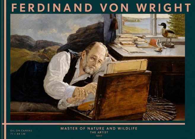 Ferdinand von Wright The Artist No3 - Plakat