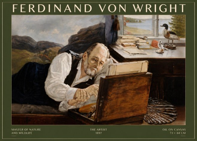 Ferdinand von Wright The Artist No6 - Plakat