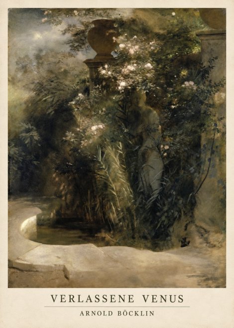 Arnold Böcklin Verlassene Venus No2 - Plakat