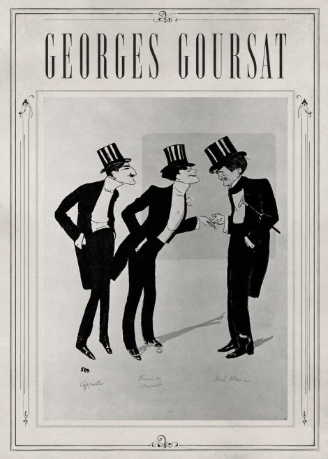 Georges Goursat Capiello, Francis De Croisset, Paul Hervieu No1 - Plakat