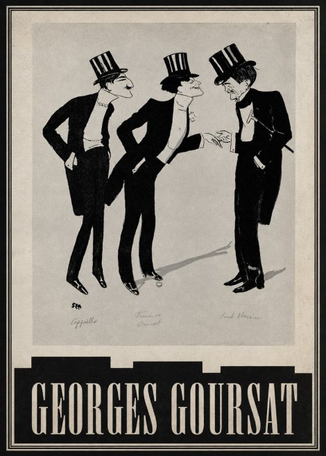 Georges Goursat Capiello, Francis De Croisset, Paul Hervieu No5 - Plakat
