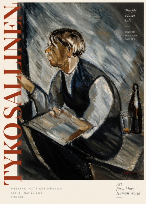 Tyko Sallinen The Artist at Work No6 - Plakat