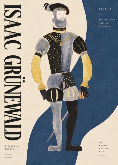 Isaac Grünewald Fiesta No3 - Plakat