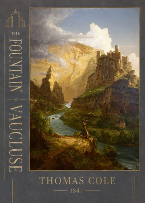 Thomas Cole The Fountain of Vaucluse I No2 - Plakat