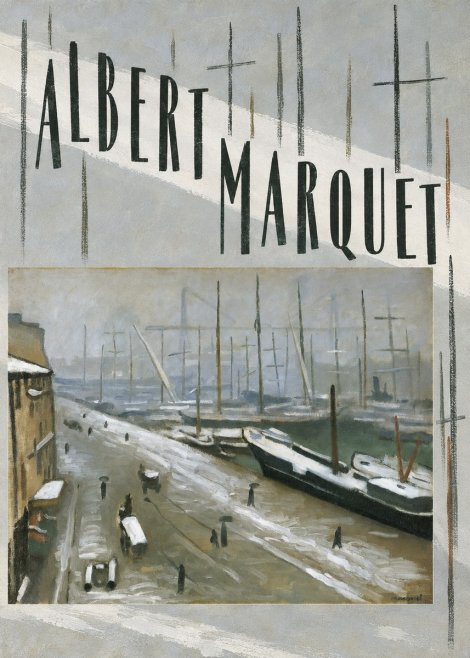 Albert Marquet Le Havre, Le Bassin Sous La Neige No6 - Plakat