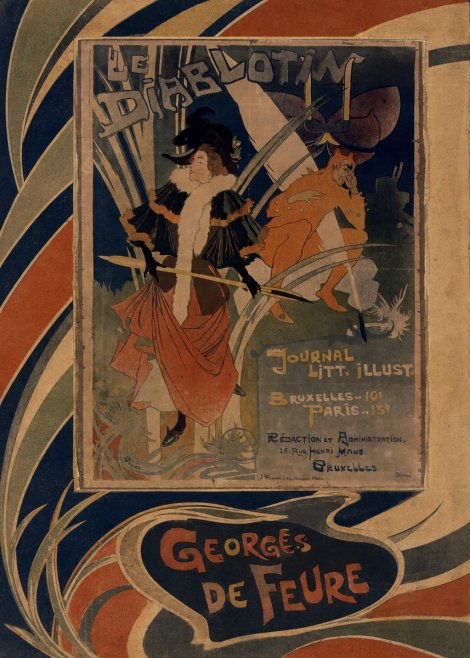 Georges de Feure Le Diablotin III No6 - Plakat
