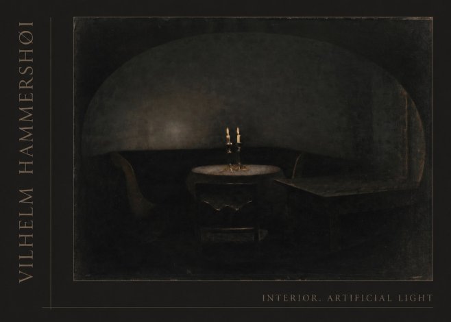 Vilhelm Hammershøi Interior. Artificial Light No2 - Plakat