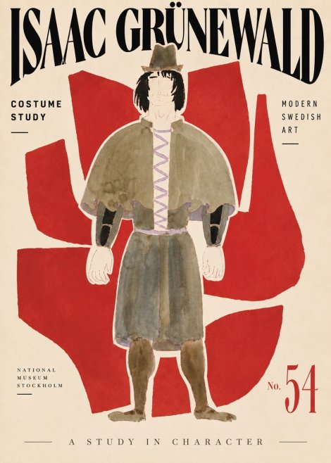 Isaac Grünewald Costume Study V No4 - Plakat