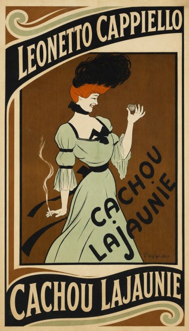 Leonetto Cappiello Cachou Lajaunie No2 - Plakat