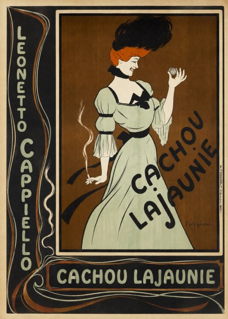 Leonetto Cappiello Cachou Lajaunie No3 - Plakat