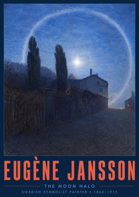 Eugène Jansson The Moon Halo No2 - Plakat