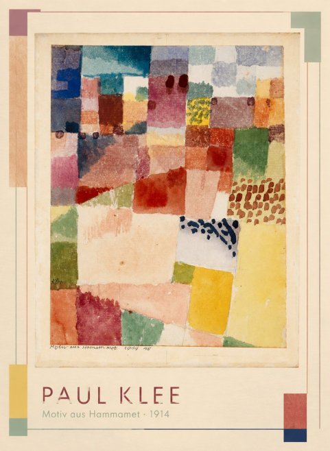Paul Klee Motiv Aus Hammamet No1 - Plakat