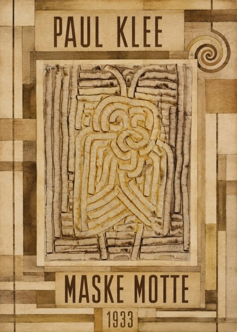 Paul Klee Maske Motte No6 - Plakat