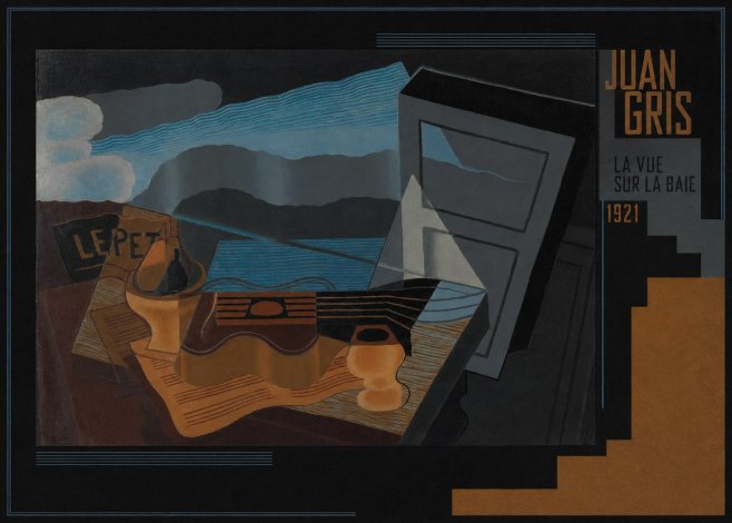 Juan Gris La Vue Sur La Baie No3 - Plakat