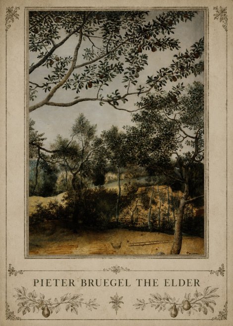 Pieter Bruegel Branch of a Pear Tree No3 - Plakat