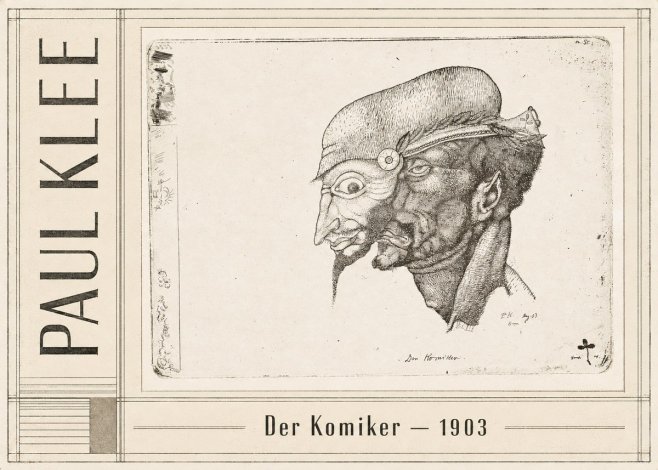 Paul Klee Der Komiker No2 - Plakat