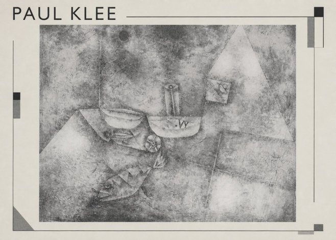 Paul Klee Boats at the Shore No1 - Plakat