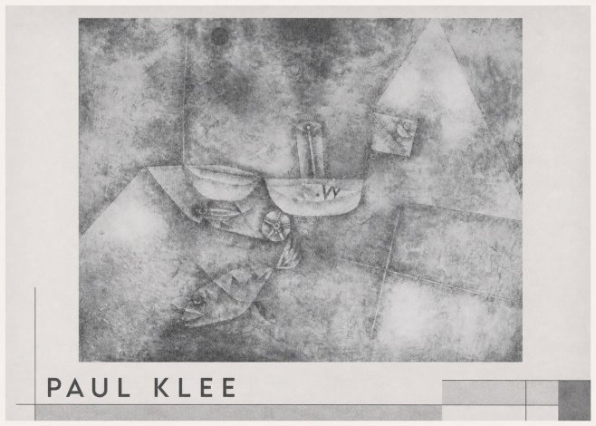 Paul Klee Boats at the Shore No3 - Plakat