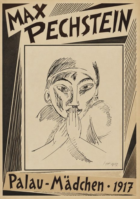 Max Pechstein Palau-mädchen No2 - Plakat