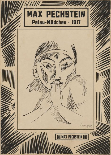 Max Pechstein Palau-mädchen No6 - Plakat