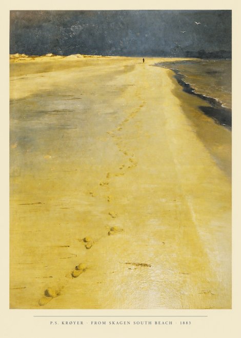 P.S. Krøyer From Skagen South Beach No6 - Plakat