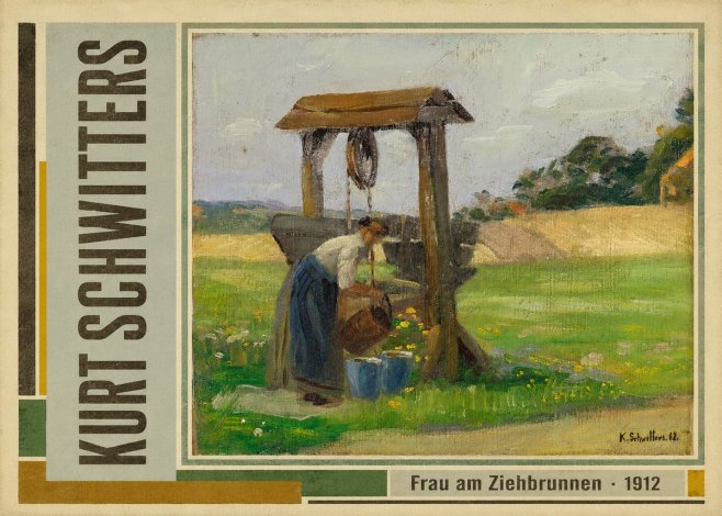 Kurt Schwitters Frau Am Ziehbrunnen No4 - Plakat