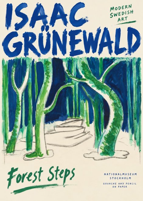 Isaac Grünewald Forest Path No6 - Plakat