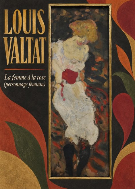 Louis Valtat La Femme À La Rose (Personnage Féminin) No3 - Plakat