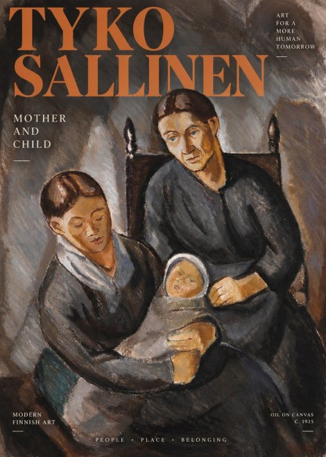 Tyko Sallinen Mother and Child No3 - Plakat