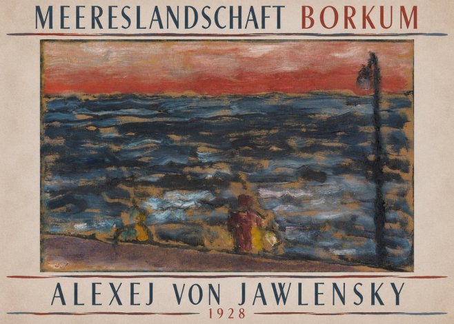 Alexej von Jawlensky Meereslandschaft Borkum No4 - Plakat