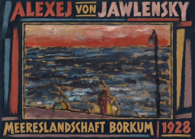 Alexej von Jawlensky Meereslandschaft Borkum No5 - Plakat