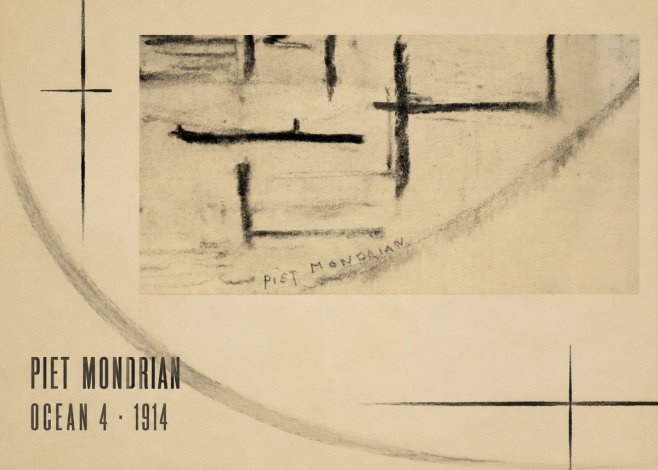Piet Mondrian Ocean 4 No6 - Plakat
