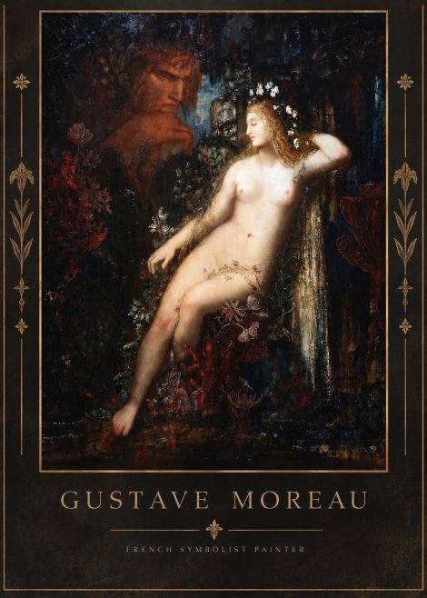 Gustave Moreau Hélène No6 - Plakat