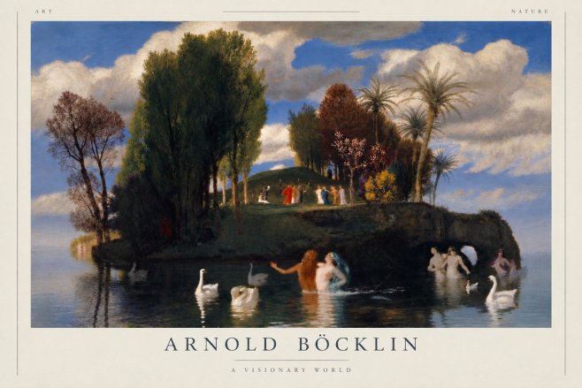 Arnold Böcklin The Island of Life No3 - Plakat