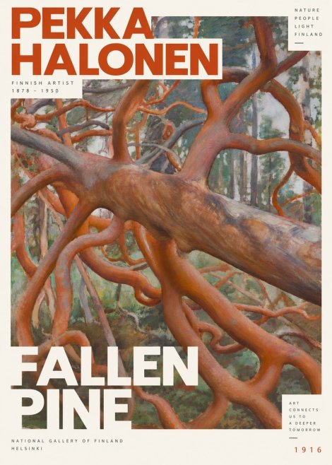 Pekka Halonen Fallen Pine No6 - Plakat